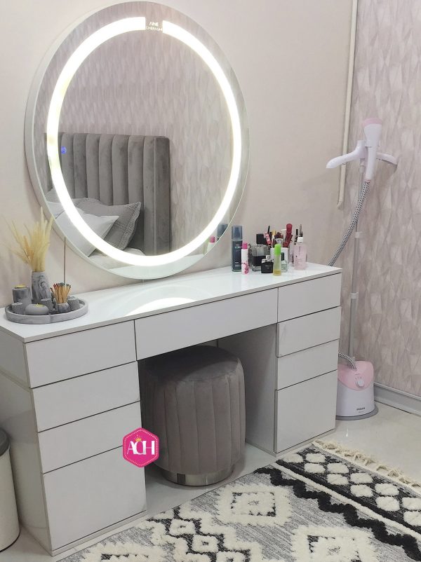 پاف پایه استیل ویکتوریا گرد ۴۰ - Image 3