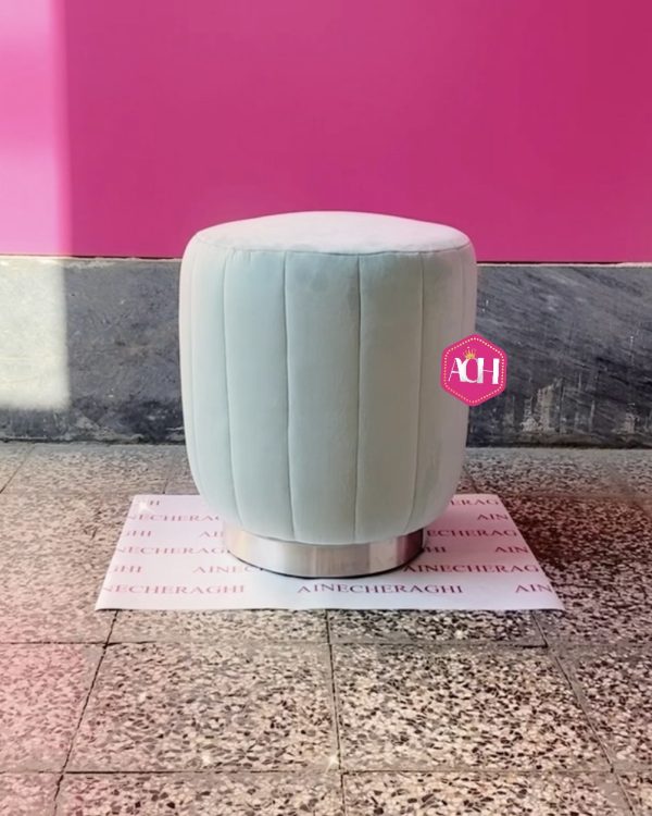 پاف پایه استیل ویکتوریا گرد ۴۰ - Image 4