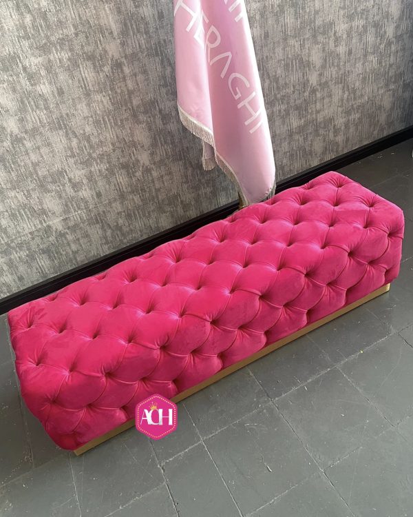 پاف چستر مستطیل پایه استیل ۱۵۰ - Image 4