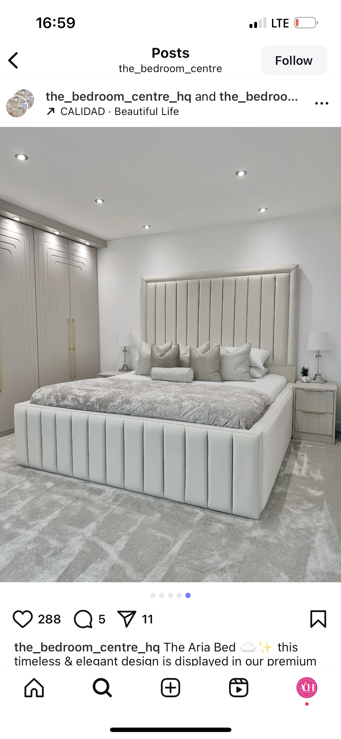 تختخواب وندا