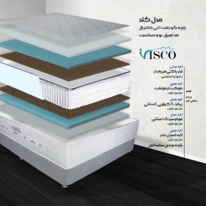 تشک ویسکو مدل گلد