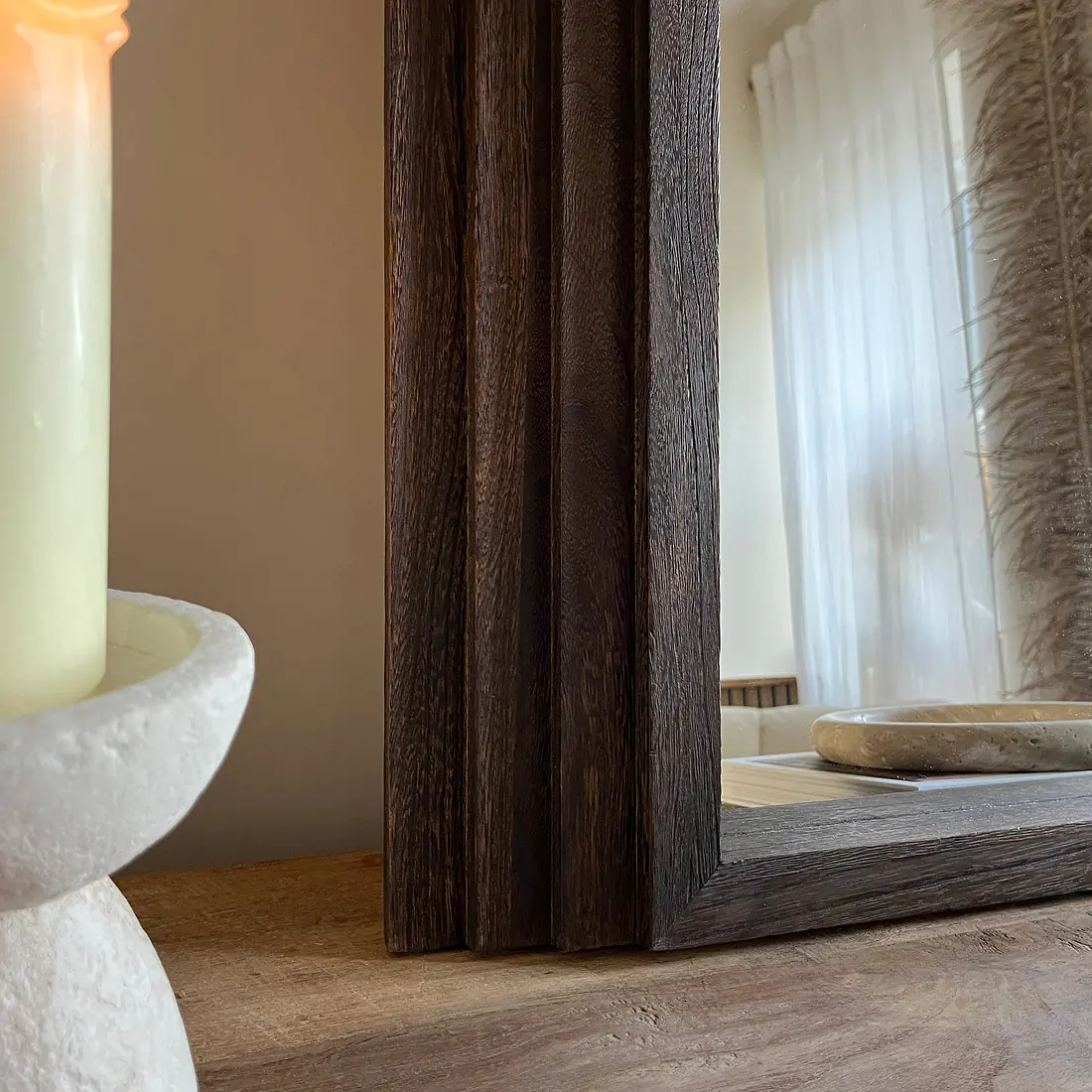 آینه ویلیام ۱۲۰ * ۱۰۰ (گردویی) - Image 3